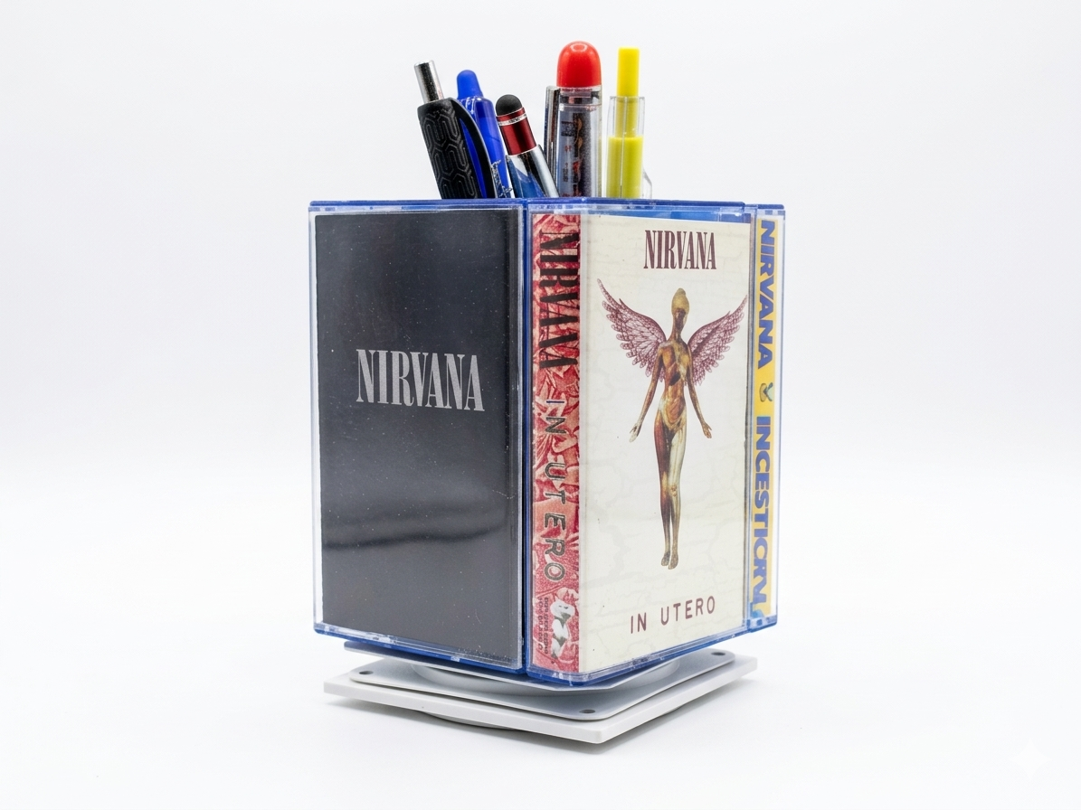 Nirvana Cassette Music Box, Lamp, Pen Holder
