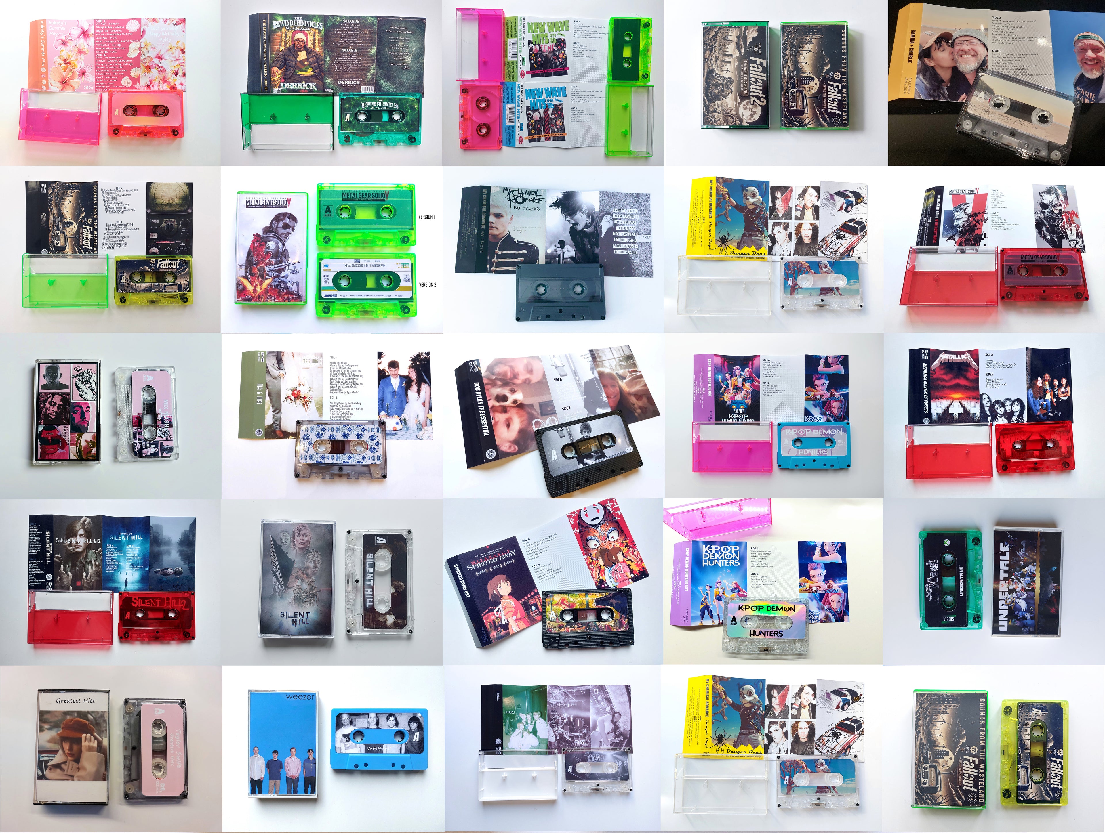 Custom Mix Cassette Tapes YOUR SPOTIFY PLAYLIST