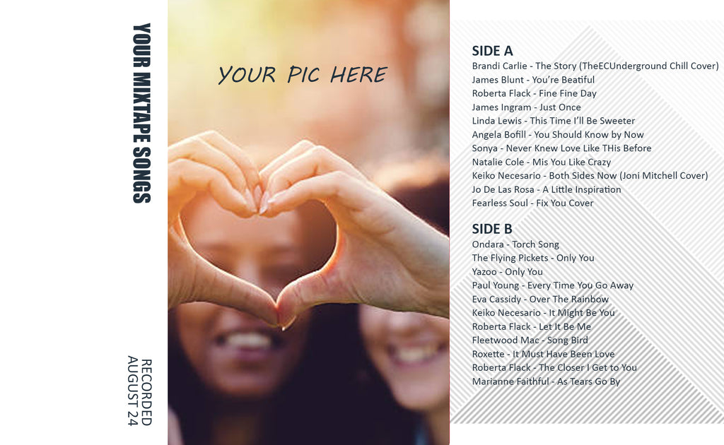 Custom Mix Cassette Tapes YOUR SPOTIFY PLAYLIST