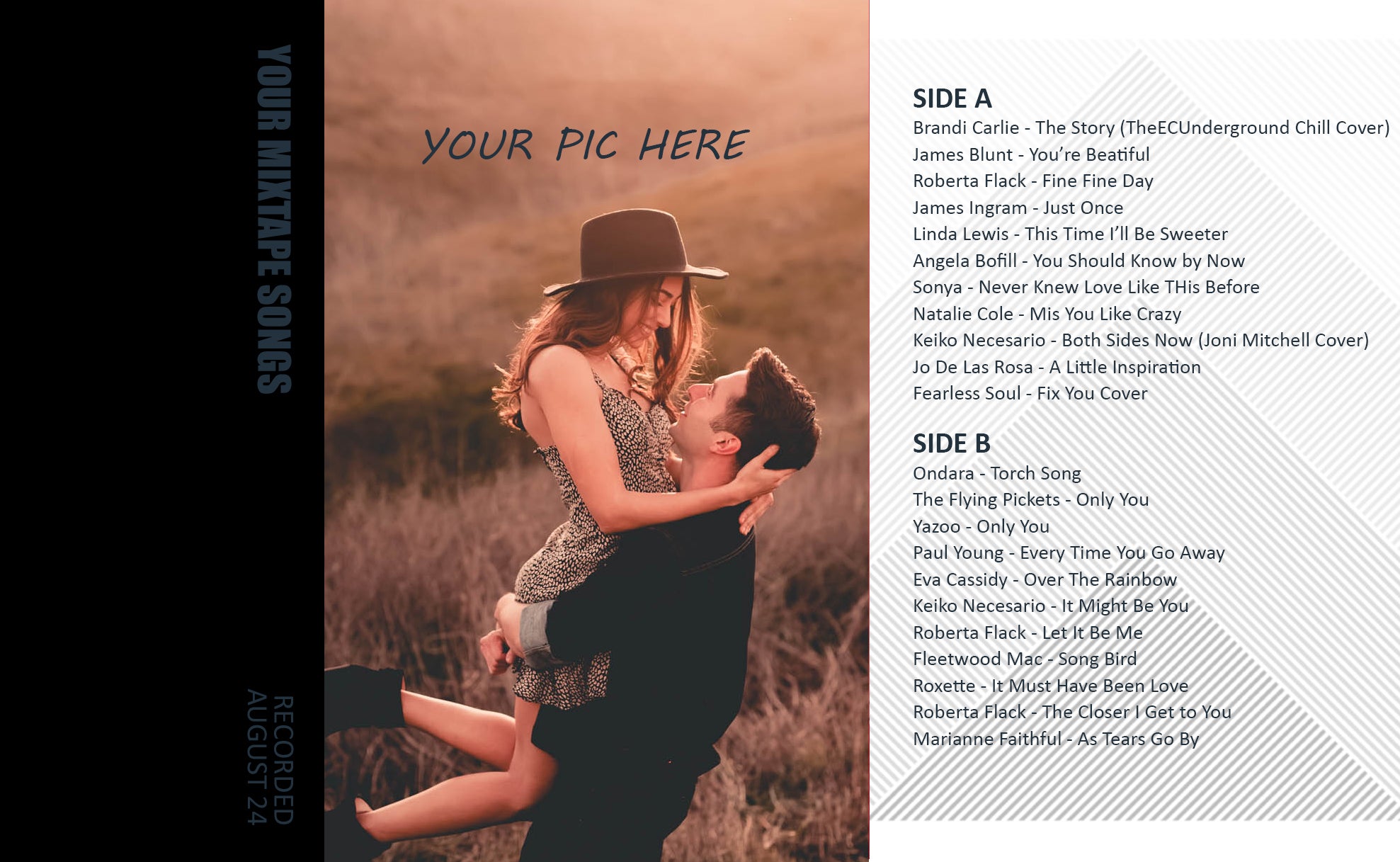 Custom Mix Cassette Tapes YOUR SPOTIFY PLAYLIST