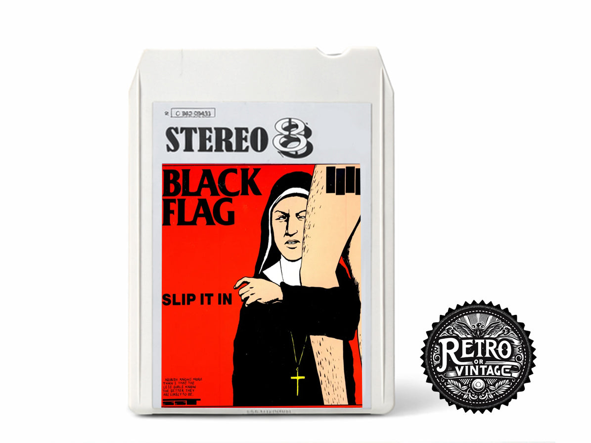 Black Flag Slip It In 8 Track cassette tape