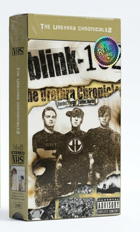 Blink 182 The Urethra Chronicles 2 VHS cassette tape