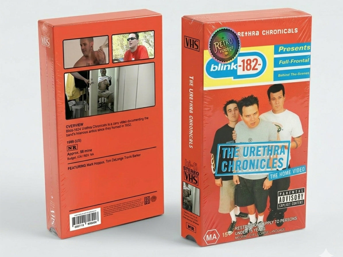 Blink 182 The Urethra Chronicles  VHS cassette tape