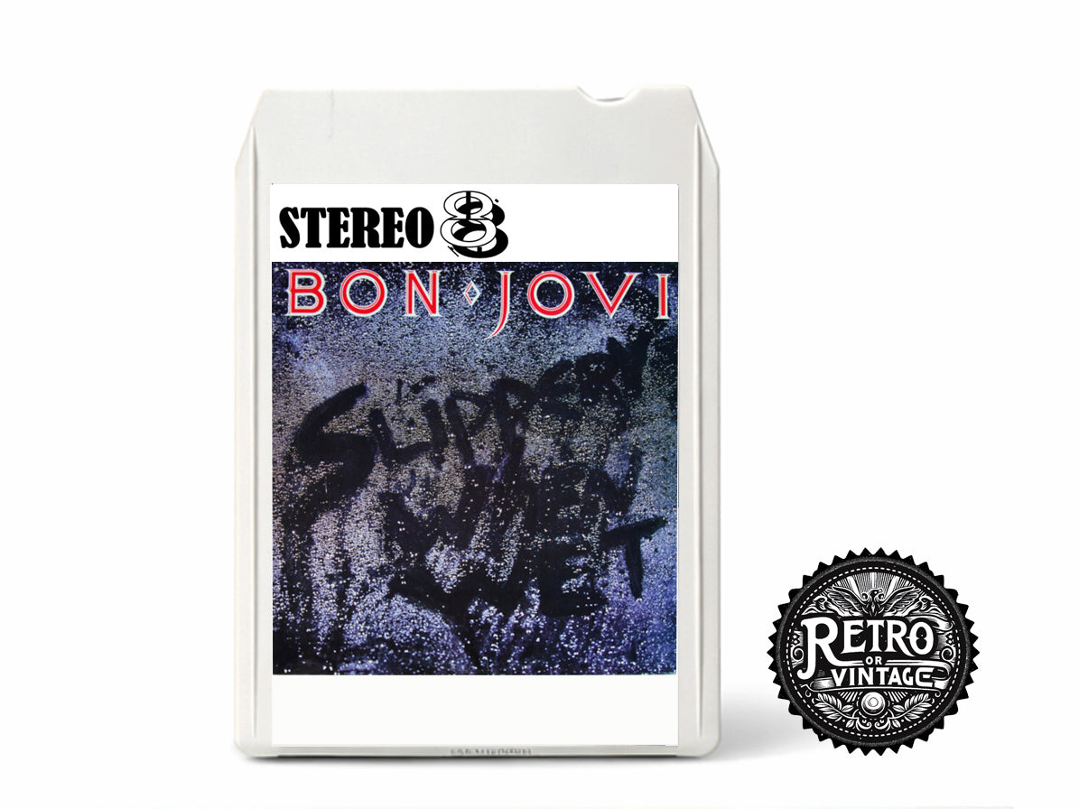 Bon Jovi Slippery When Wet 8 Track Cassette Tape