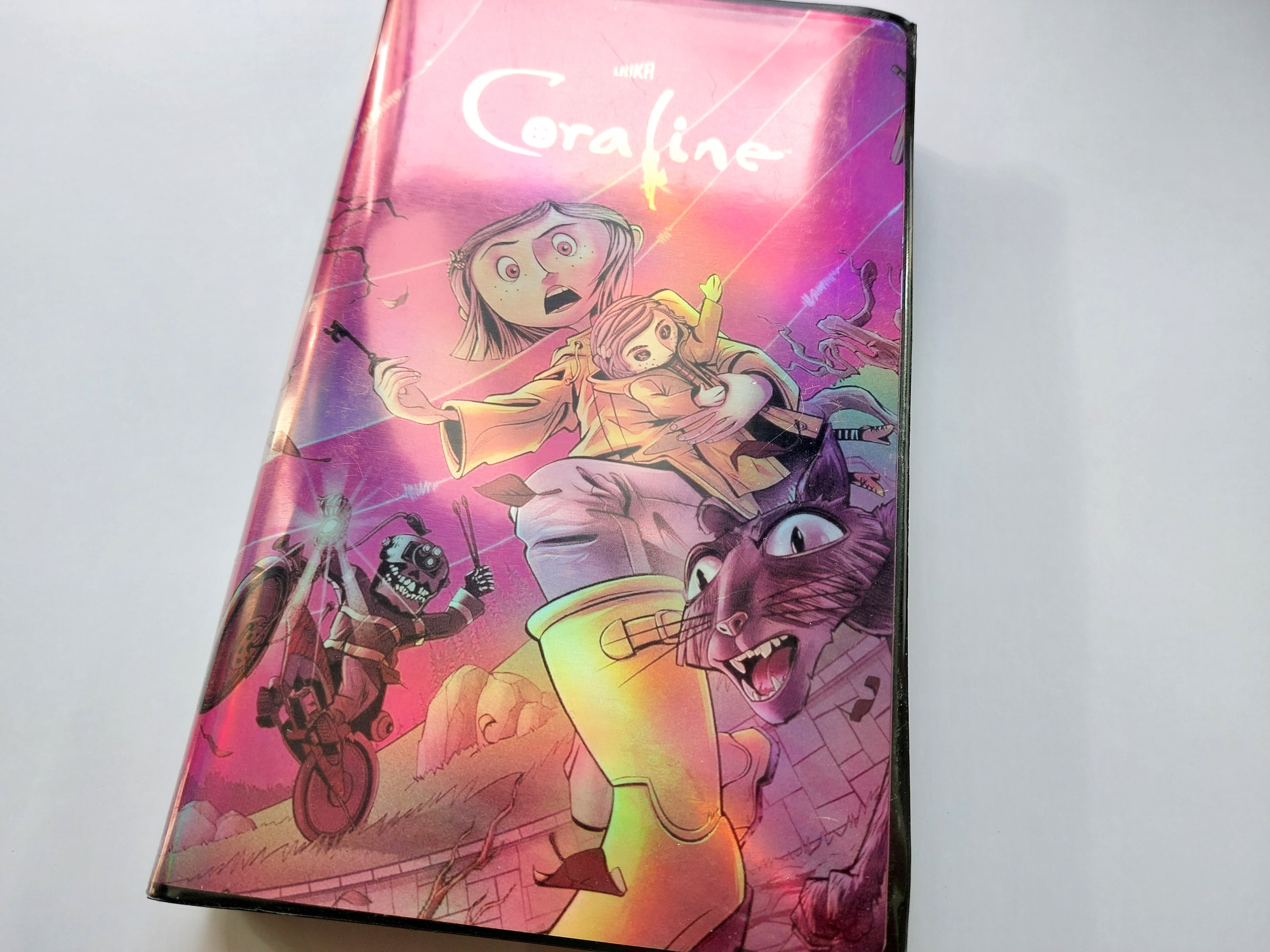 Coraline VHS cassette tape