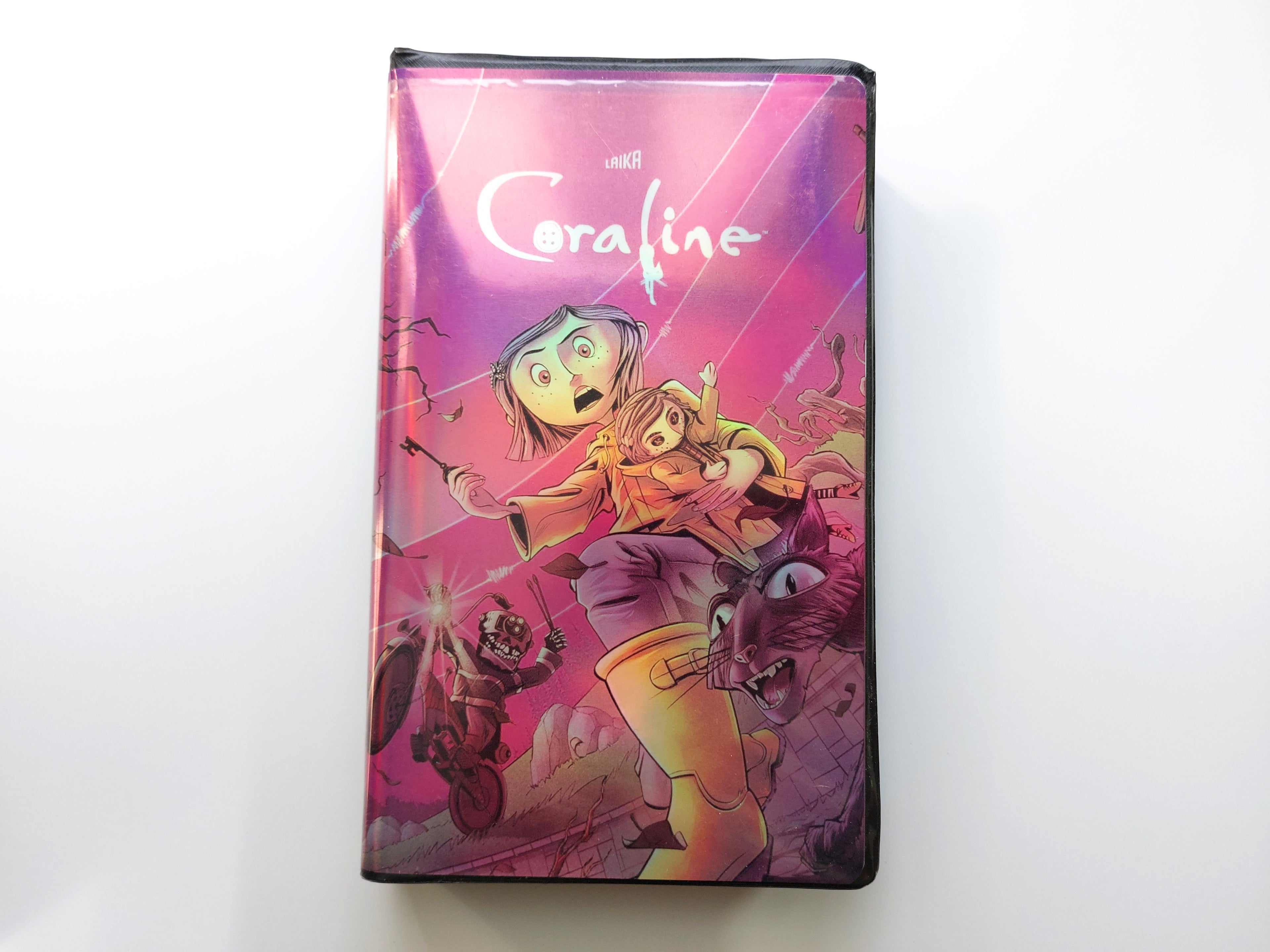 Coraline VHS cassette tape