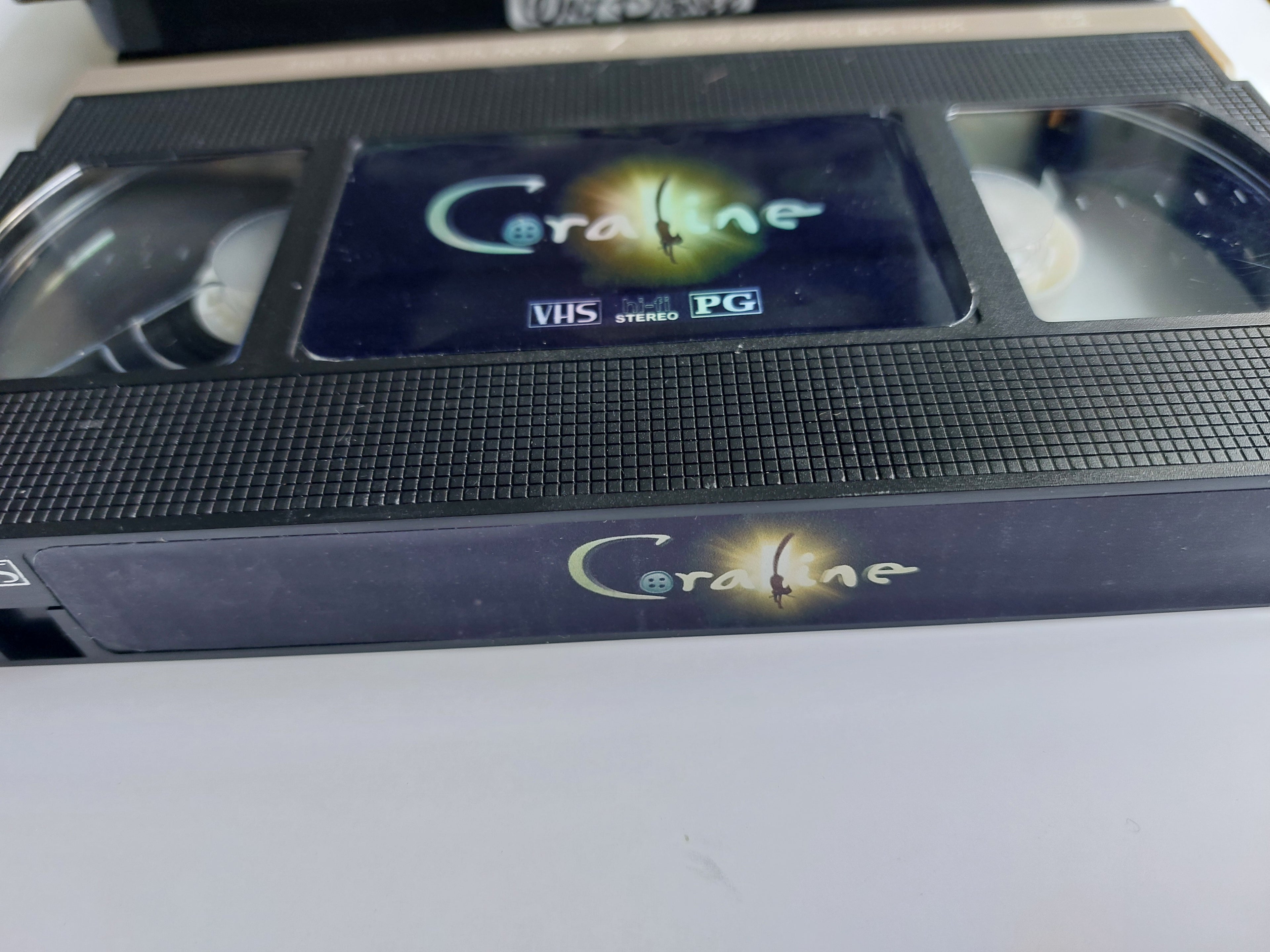 Coraline VHS cassette tape VERSION 2
