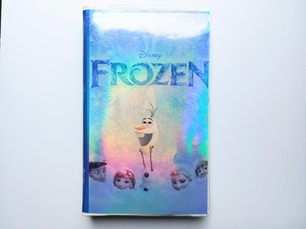 Frozen VHS cassette tape