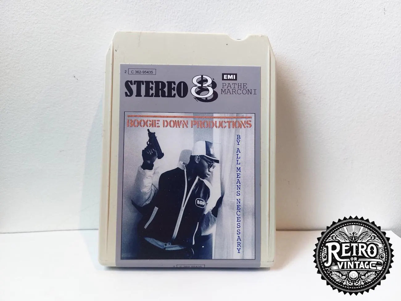 Boogie Down Productions BDP By All Means Necessary 8 Track Cassette Tape