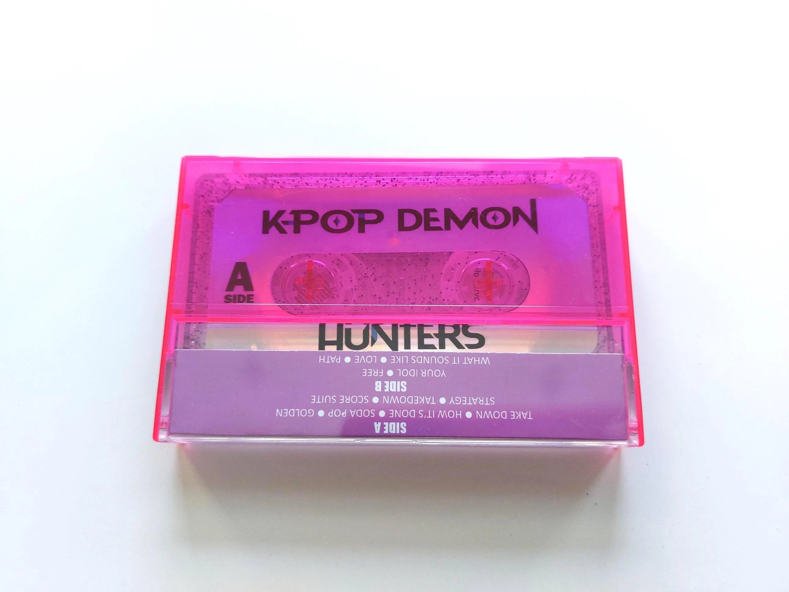 Kpop Demon Hunters Soundtrack Cassette Purple Sparkle Version