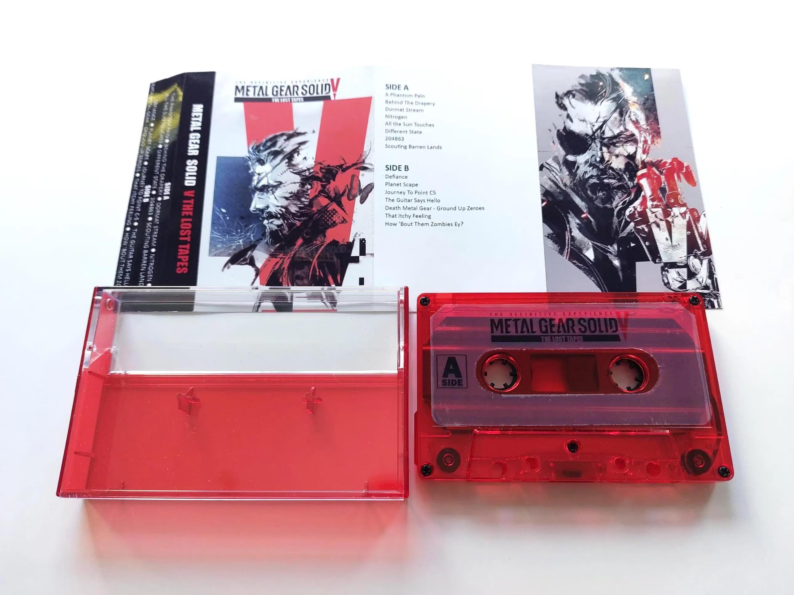 Metal Gear Solid V The Lost Tapes OST soundtrack cassette