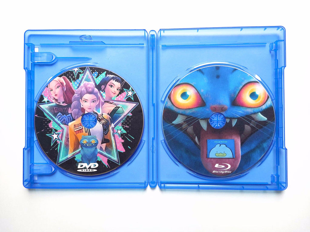 Kpop Demon Hunters Bluray and DVD Combo