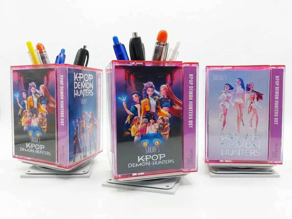 Kpop Demon Hunters Cassette Music Box, Lamp