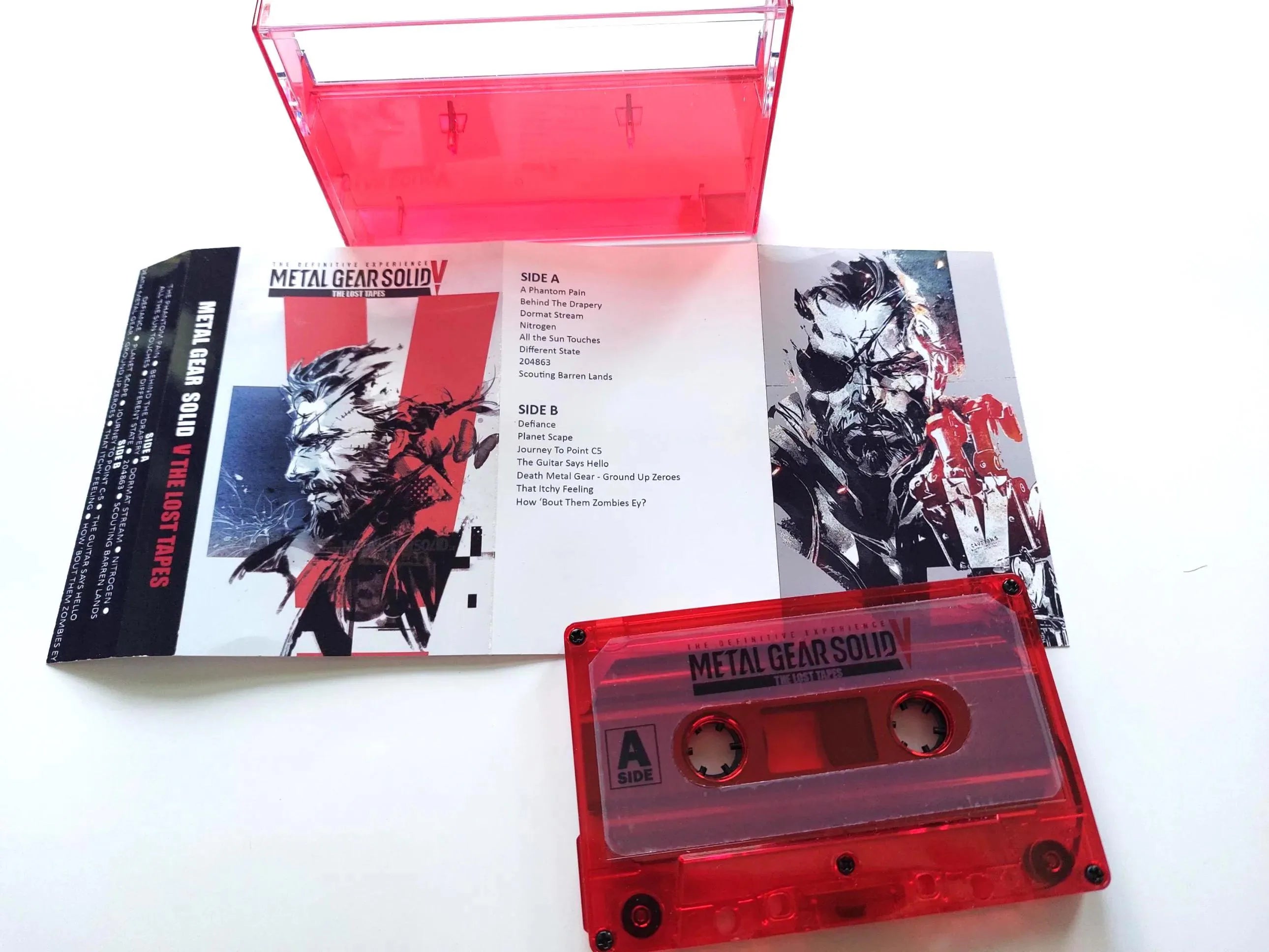 Metal Gear Solid V The Lost Tapes OST soundtrack cassette