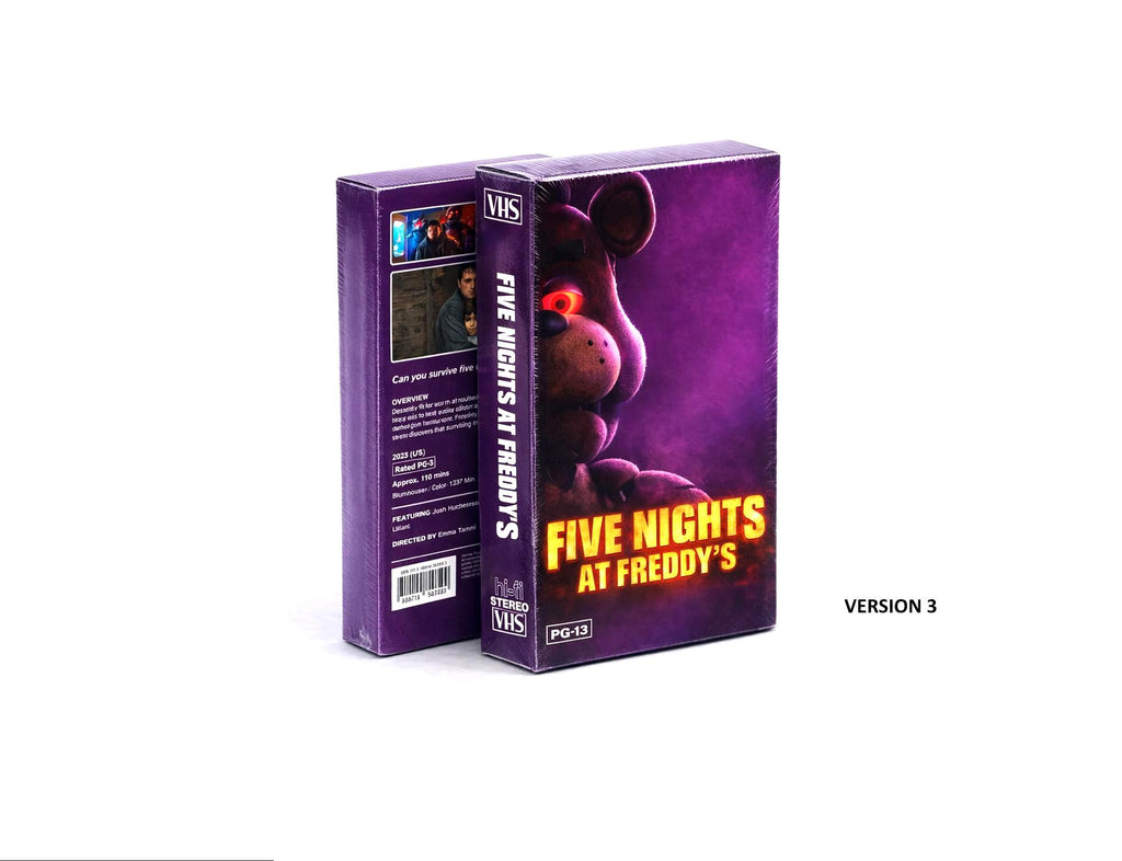 Five Nights at Freddy's VHS cassette tape