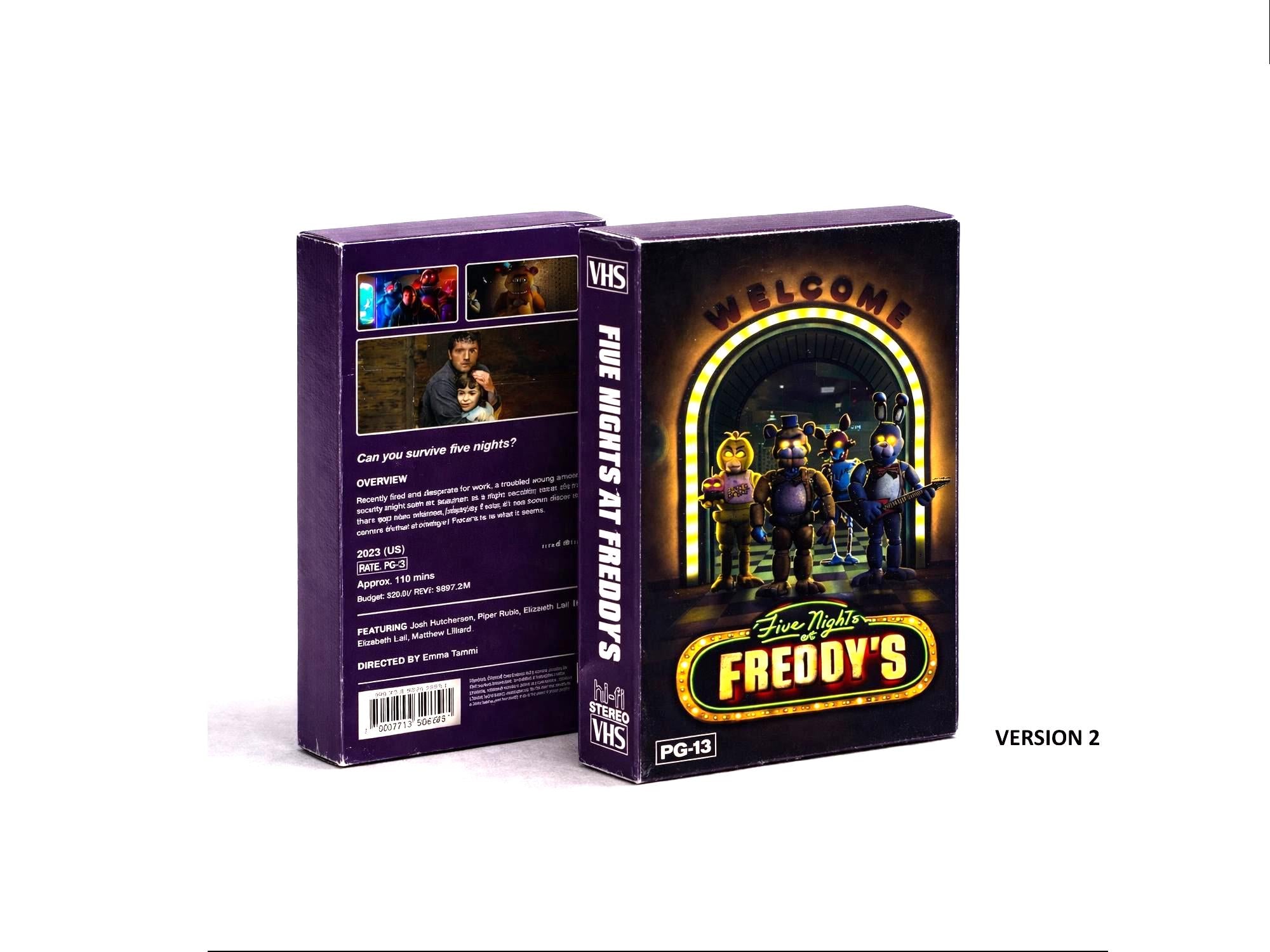 Five Nights at Freddy's VHS cassette tape
