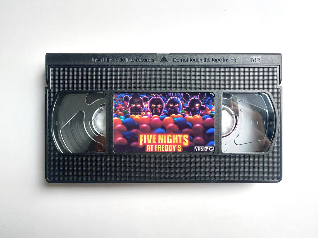 Five Nights at Freddy's VHS cassette tape