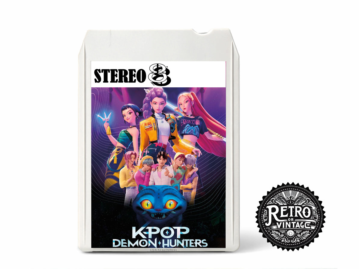 Kpop Demon Hunters OST Soundtrack 8 Track Cassette Tape