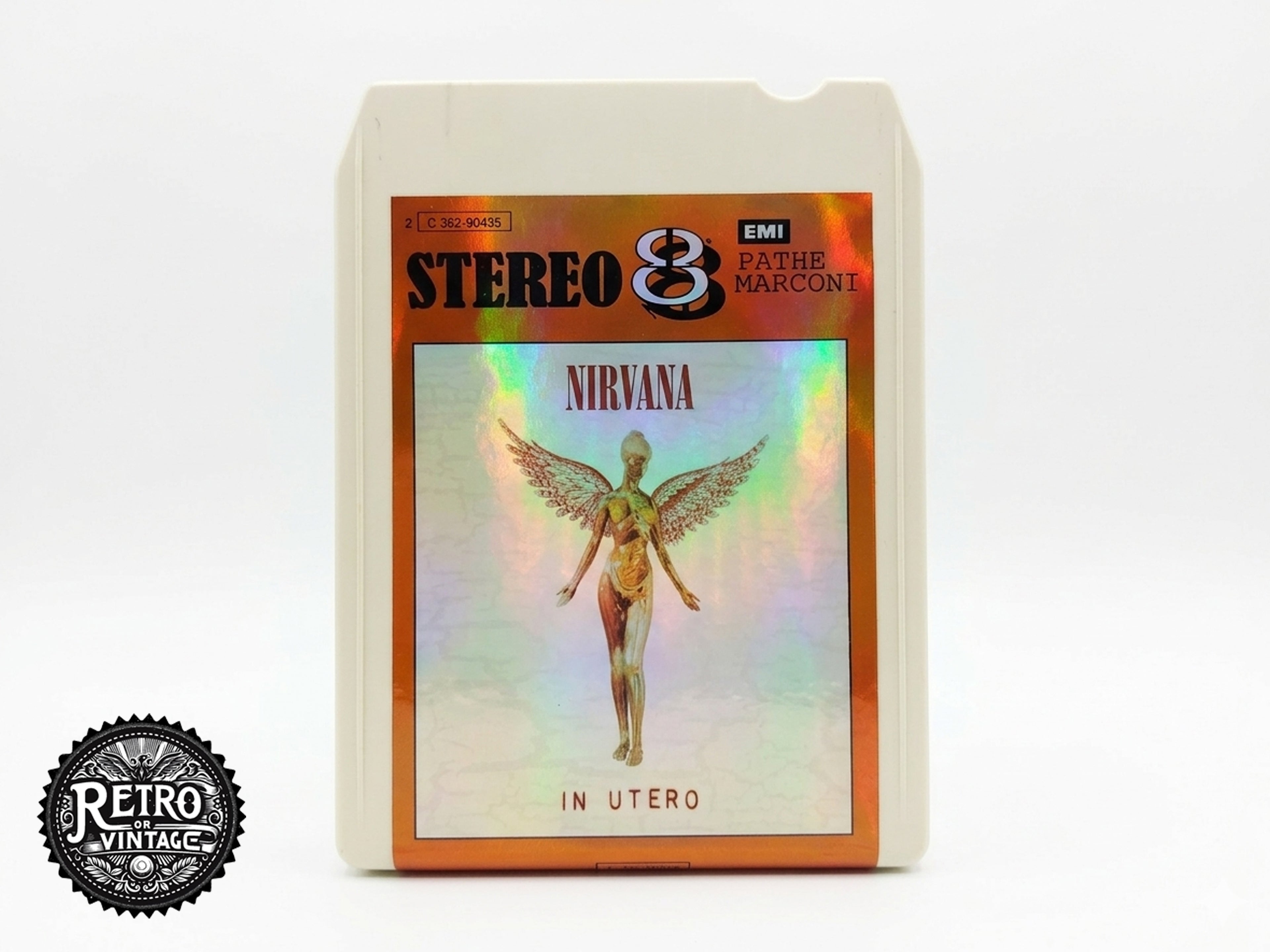 Nirvana In Utero 8 Track Cassette