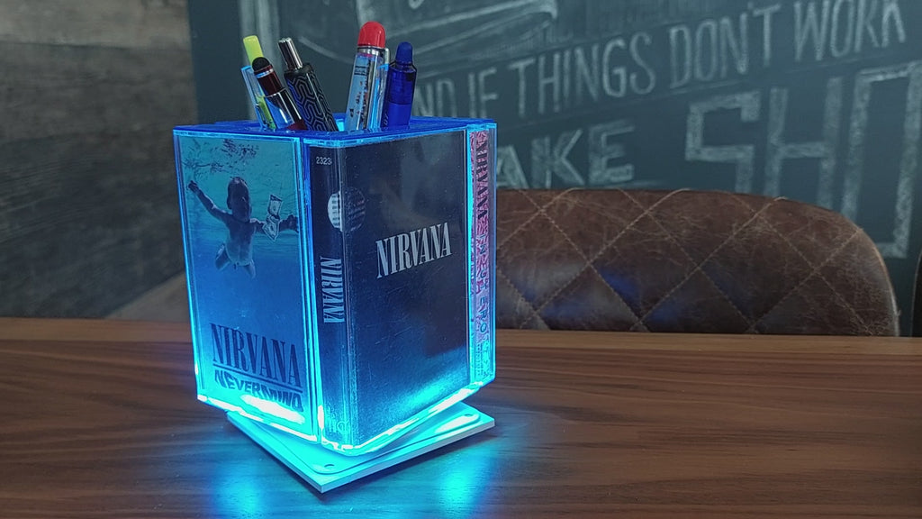 Nirvana Cassette Music Box, Lamp, Pen Holder