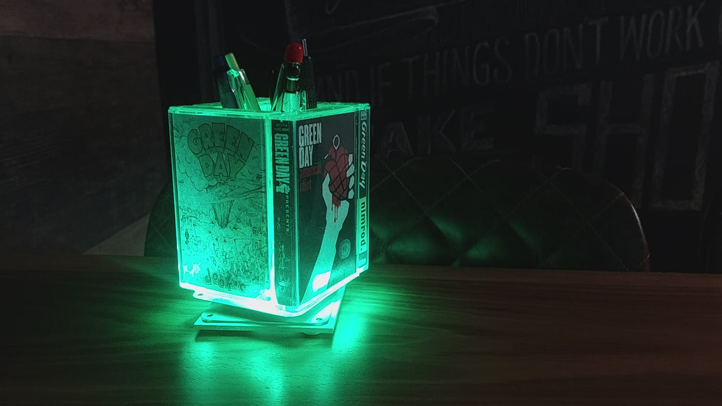 Green Day Cassette Music Box, Lamp, Pen Holder
