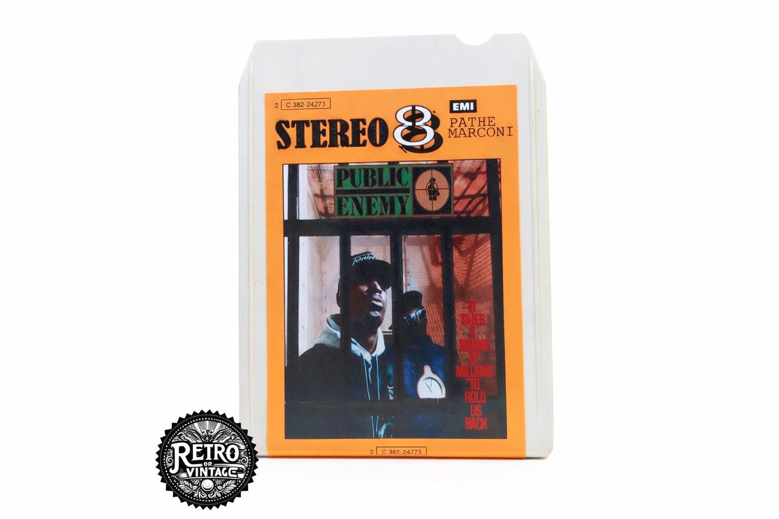Public Enemy It Takes A Nation of Millions To Hold Us Back 8 Track Cassette Tape