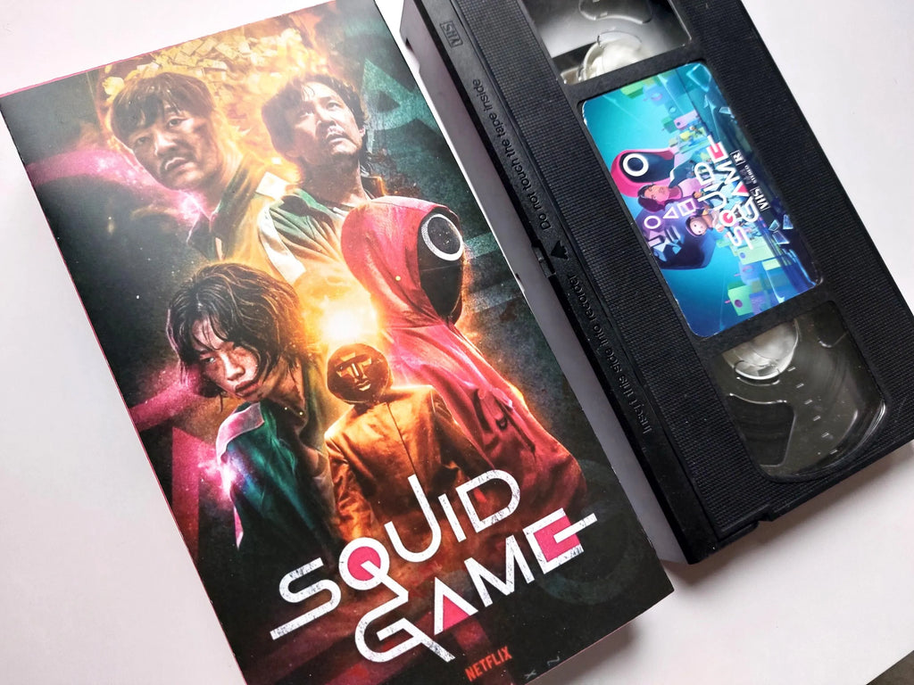 Squid Game VHS cassette tape
