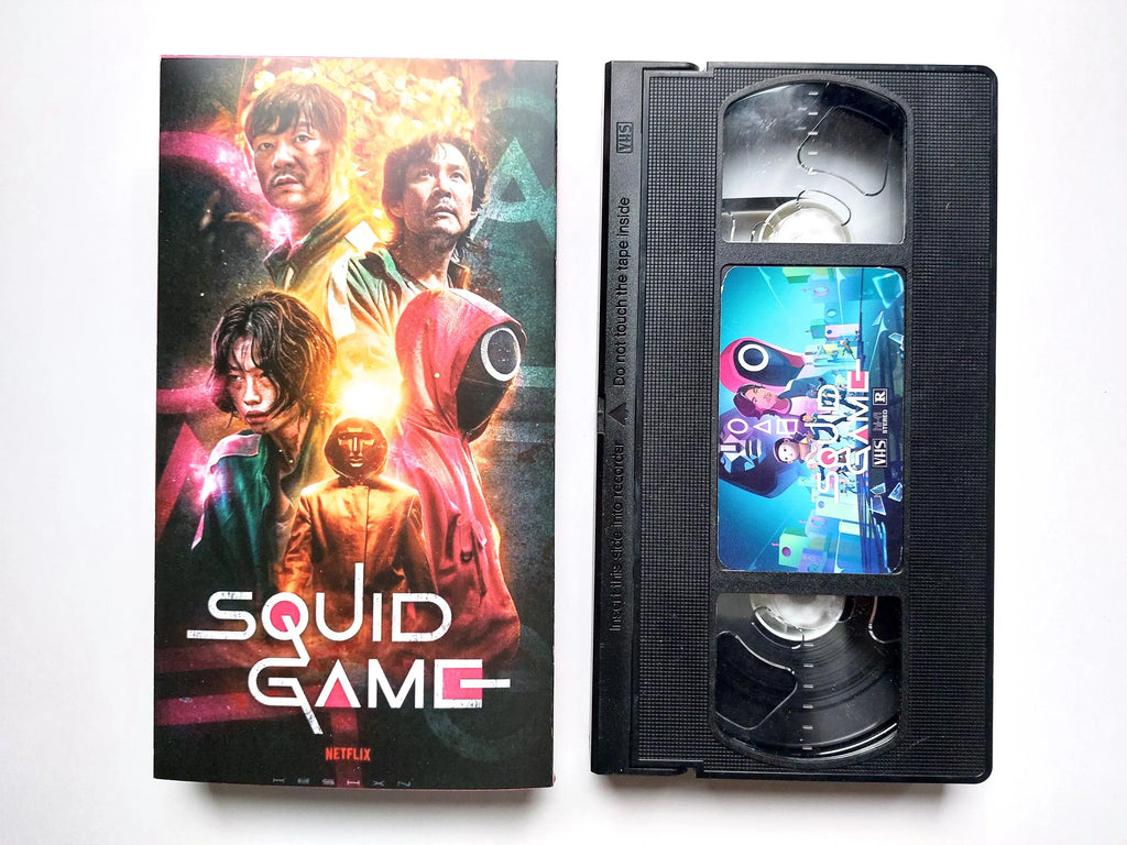Squid Game VHS cassette tape