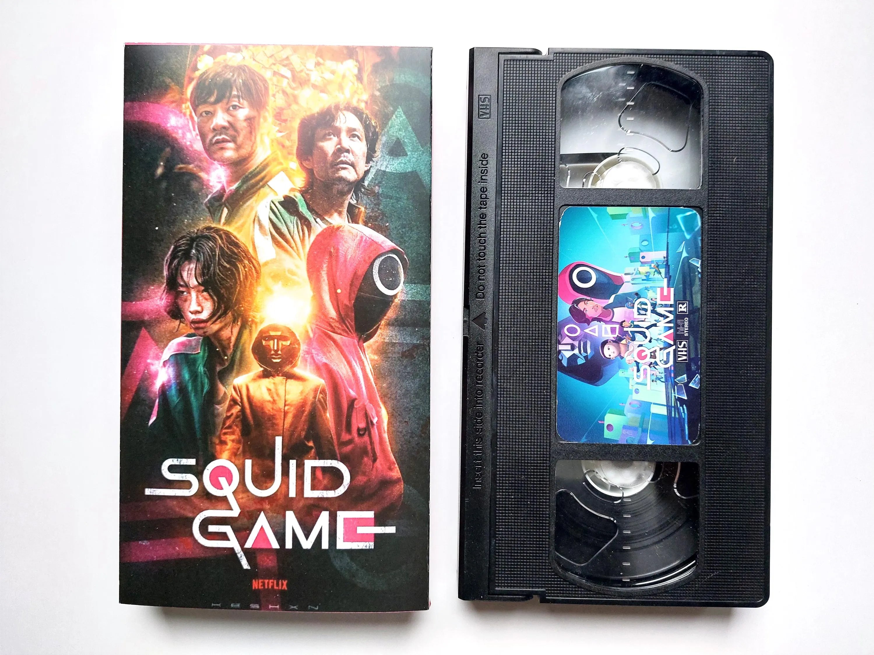 Squid Game VHS cassette tape