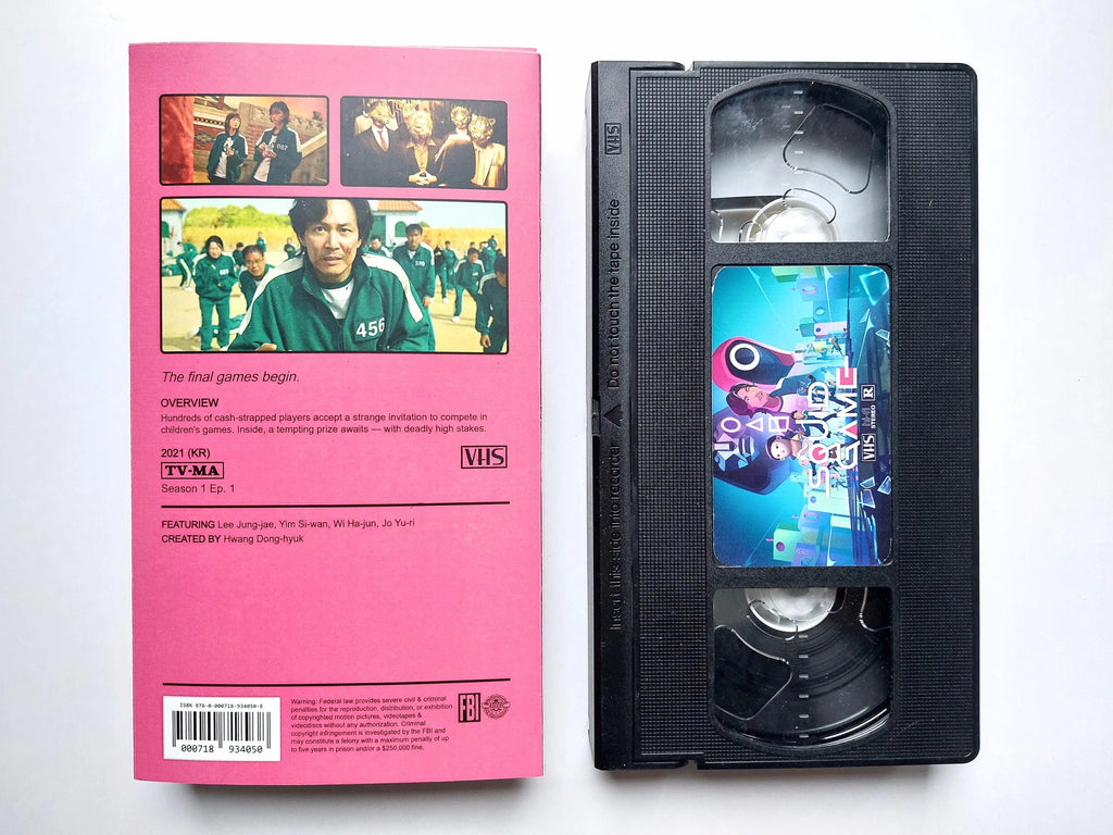 Squid Game VHS cassette tape