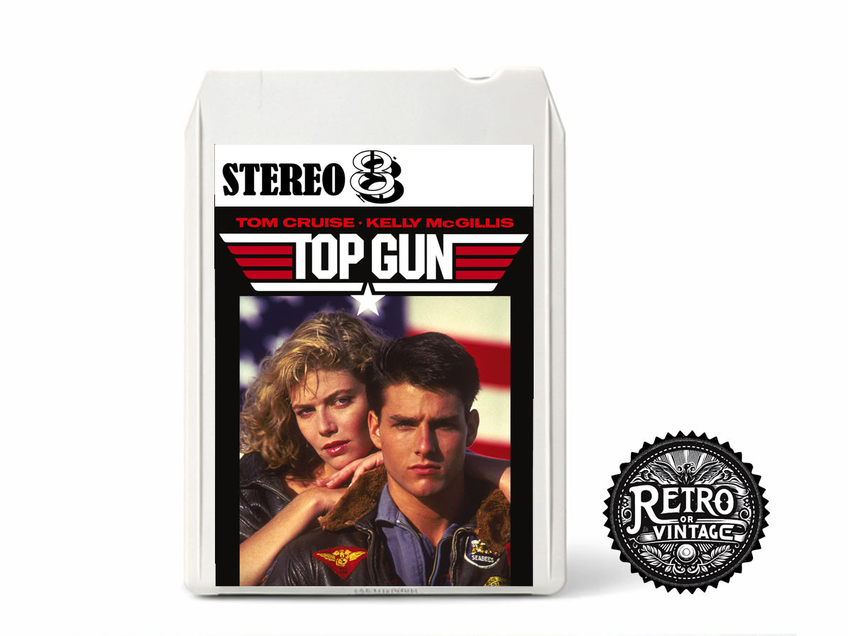 Top Gun OST Soundtrack 8 Track Cassette Tape